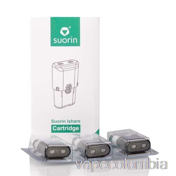 Kit Completo De Vapeo Suorin Ishare Vainas De Repuesto 2.0ohm Vainas Suorin Ishare